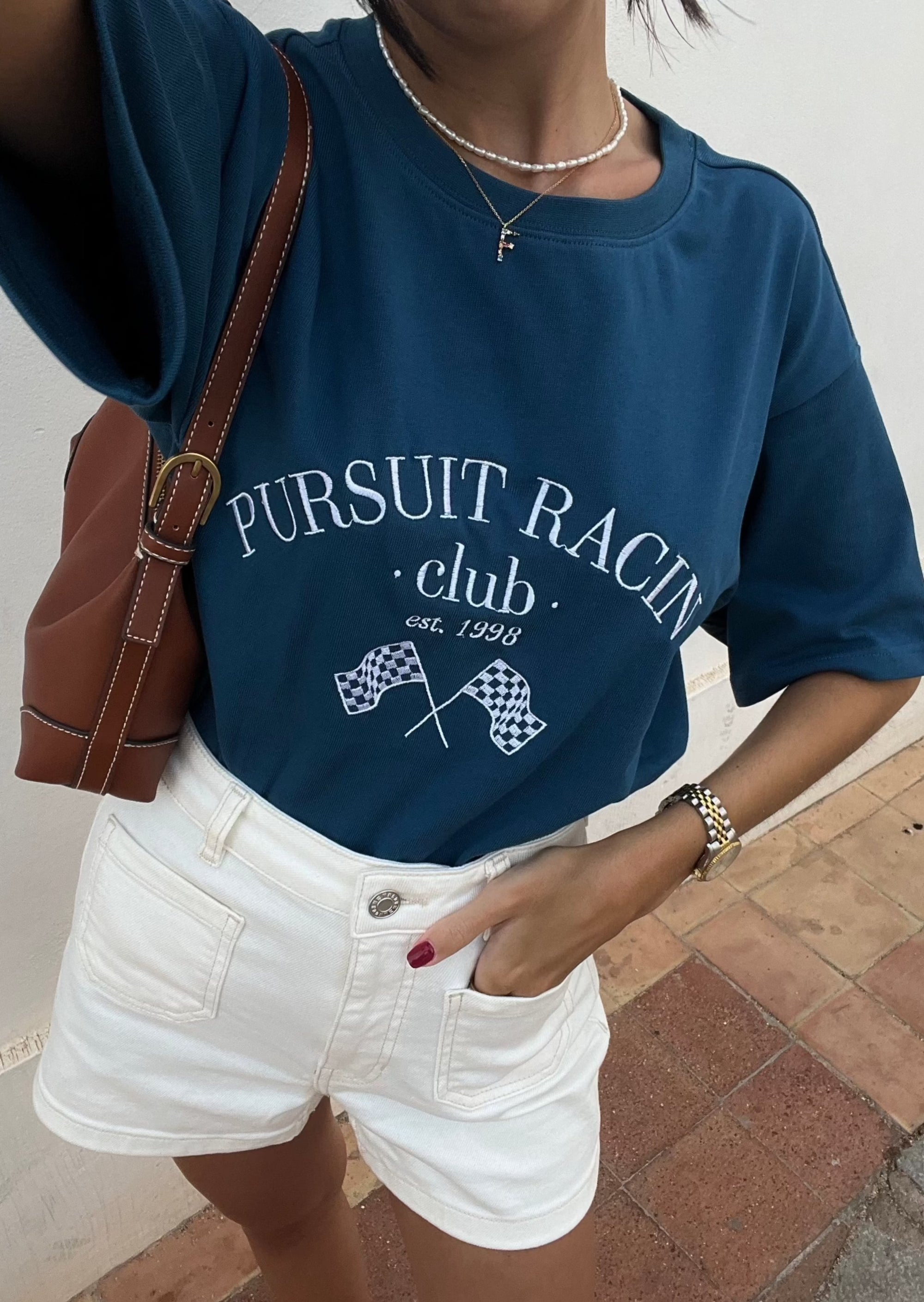 RACING TEE - AZUL