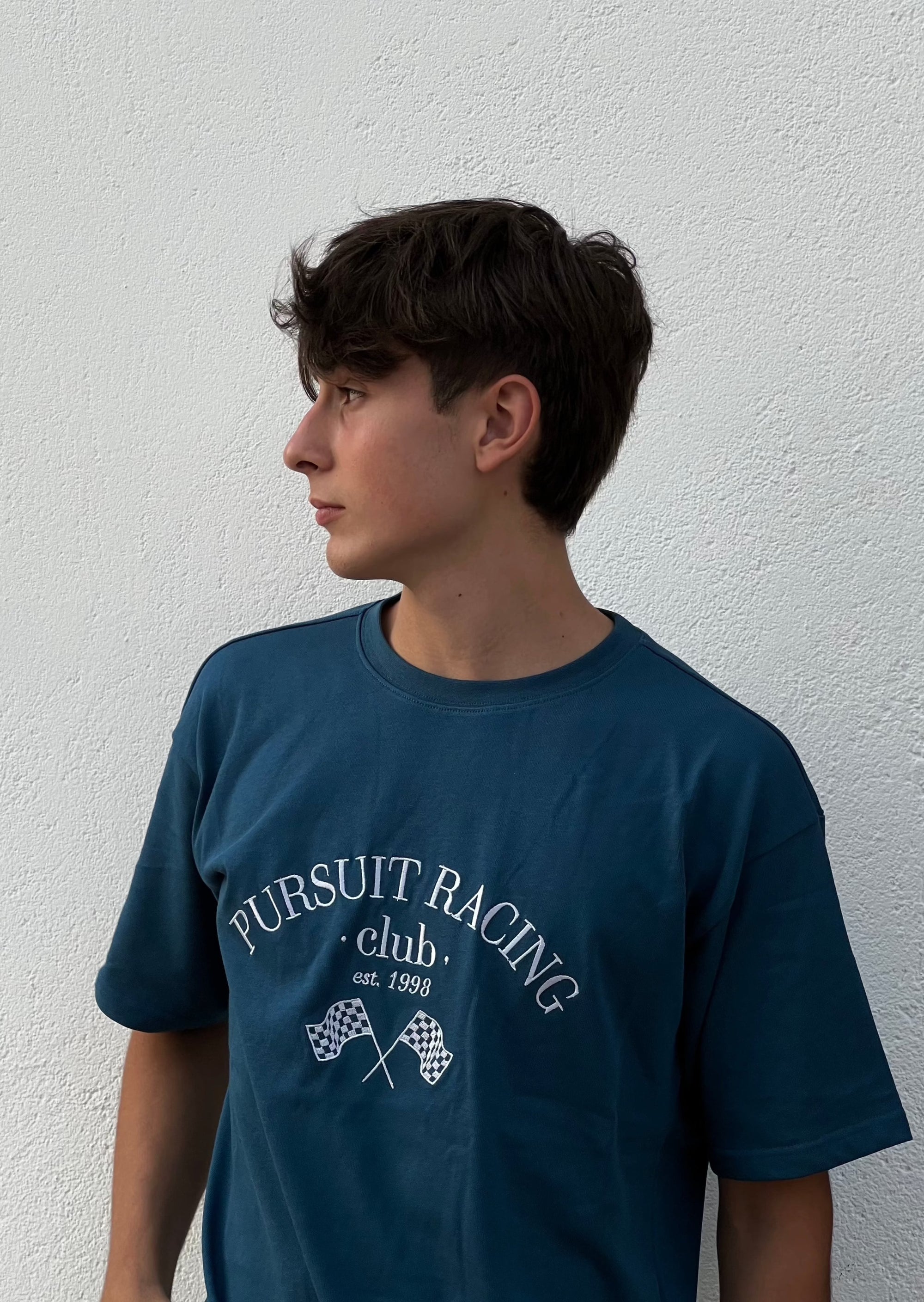 RACING TEE - AZUL